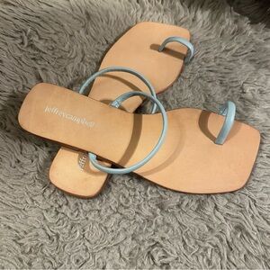 Jeffrey Campbell Baby Blue Darbey Toe Loop Sandal Women’s Sandal Size 7